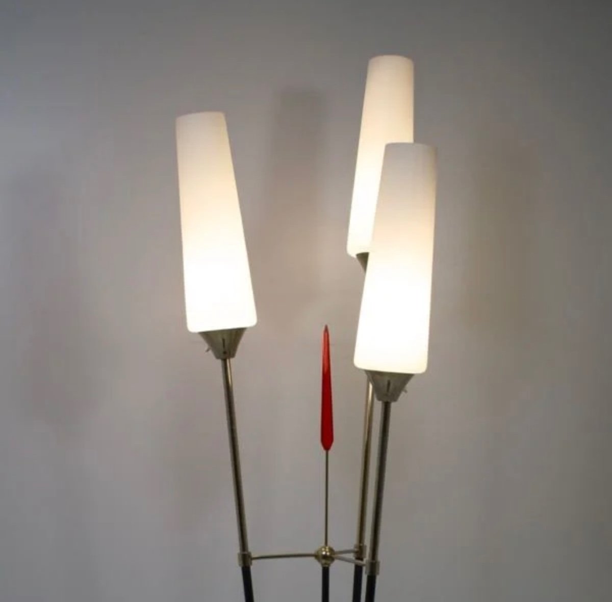 “reed” Floor Lamp René Mathieu (1905-1969)-photo-2